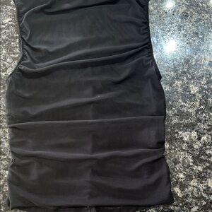 Black Ruched Bodycon Dress - Women Calia